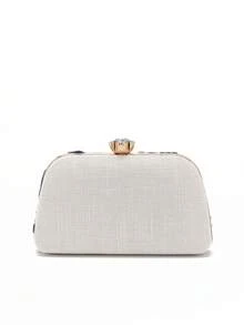 Versatile, Fresh, And Stylish New Chinese-Style Beaded Sequined Party Bag With A Touch Of Luxury And Sophistication, Perfect For Evening Events. - Blue - View 3