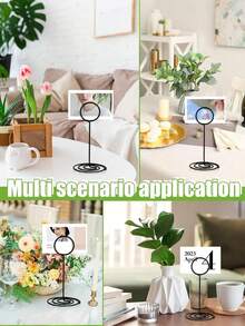 1 chiếc Giá đỡ thẻ để bàn màu đen sáng tạo, Giá đỡ danh thiếp, Giá đỡ ghi chú, Giá đỡ ảnh, Giá đỡ tin nhắn, Kẹp để bàn dọc, Giá đỡ tin nhắn để bàn dọc, Kẹp số bàn cưới, Giá đỡ thẻ bàn, Giá đỡ danh thiếp dọc, Kẹp thẻ bàn cưới, Số bàn tiệc, Giá đỡ thực đơn nhà hàng, Giá đỡ ảnh dọc, Giá trưng bày thẻ bàn tiệc, Kẹp số bàn cưới - Ví đựng thẻ màu đen - Xem 4