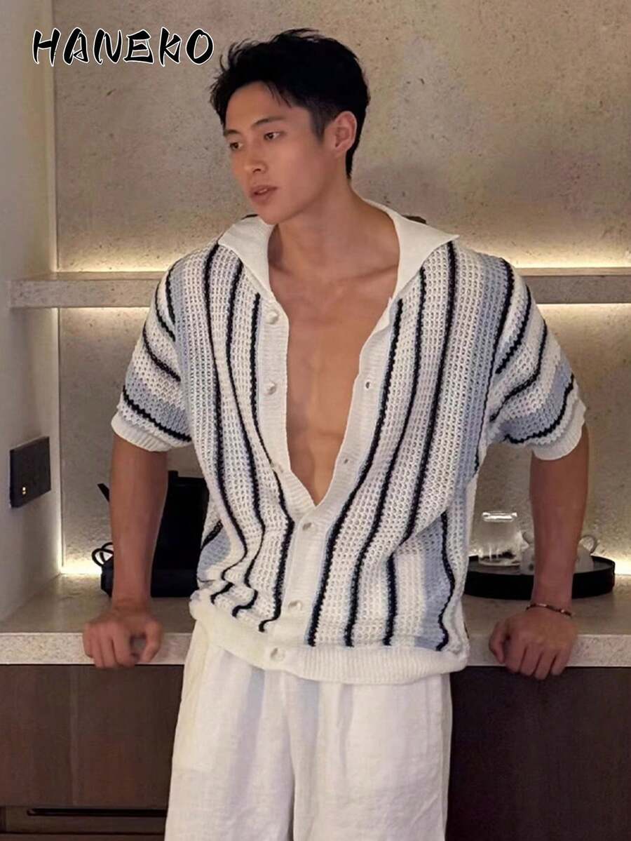 Men Shirts - Blue - View 1