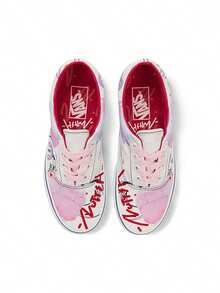 Giày Vans nam và nữ ERA Asian Artist Collaboration cổ thấp bằng vải canvas, giày thể thao, giày thường ngày VN000EWZCY7 - Hồng - Xem 4