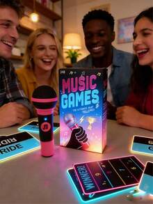 New 2026 Lucky Egg Exciting Music Games Terrible SingerBoard Game Cards, New, For Boys & Girls, Interactive,Social, Family, Hot Selling, Explosion Model, Gift ForBoyfriend/Girlfriend, Birthday Gift, Party, Perfect Gift,Presents - Multicolor - View 3