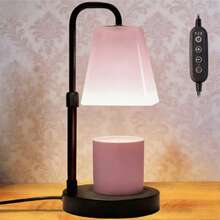1 Pack Adjustable Height Wax Melter Lamp With Timer & Dimmer, Frosted Eye-Caring Shade, Sturdy Metal Base Home Ornament, Stylish Aromatherapy Decor Light For Anniversary Presents, Wedding Favors, Thanksgiving Day, New Year Holiday And Daily Gifting - 美規A型插(110-127V) - 查看 9