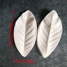 Molde de silicona con textura de hoja, molde de relieve doble cara para decoraciones de pasteles de fondant, herramienta de repostería reutilizable para bodas, fiestas de cumpleaños - Gris Claro - Ver 4