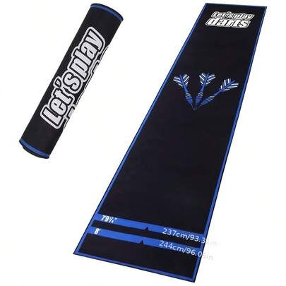 专业飞镖靶垫，适用于钢针和软针飞镖，印有投掷线，飞镖投掷线垫，保护地板和飞镖镖尖