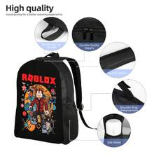 Aesthetic School Backpack For Teens,  Double Shoulder Lightweight Backpack With Laptop Bag, Large Capacity Casual Backpack For Youth Daily Use - 套裝 - 查看 7