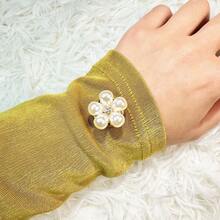 2pcs Women's Fashionable Minimalist Style Shirt Dress With Button Decor - 2-pack - View 6