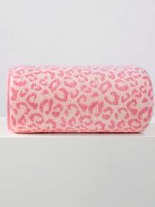 1pc/2pcs/3pcs Luxury Pink Leopard Print Towel Set - Jacquard Coral Fleece, Ultra Soft Plush Towels, Ideal For Bold Home Decor And Spa Setting - Multicolor - View 5