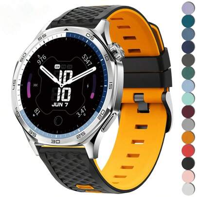 Dây đeo silicon 22mm tương thích với Redmi Watch 5Active 5Lite, dây đeo tự khóa cho CMF Watch Pro 2 3, họa tiết kim cương, dây đeo thay thế.
