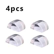 6pcs Transparent Waterproof Odorless Wedge Pads, Multi-Functional Rubber Textured Design For Leveling Furniture, Adjusting Uneven Doors And Floors, Hard Surface Pads, And Stackable Door Stops. - Multicolor - View 12