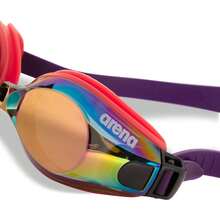 Unisex Zoom X-Fit Swim Goggles Durable Eyewear For Pool Training - Copper/brightcoral/plum - View 3