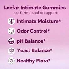 LEEFAR Her Probiotics Gummies- All In One Solution WithSlippery Elm And Prebiotics&Lactobacillus Probiotic Blendfor Women's PH Balance And Dryness -HawaiianPineapple Gummies - 2PCS - 查看 3