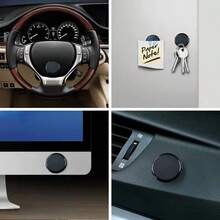Soporte magnético para teléfono de coche, clip de ventilación de aire, rotación de 360°, conducción estable, fácil instalación, universal para teléfonos inteligentes - A - Ver 7