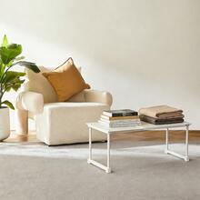 Metal Expandable Layered Shelf, Suitable For Wardrobe And Wardrobe Organization - Adjustable Wall Mounted Storage Rack With Telescopic Design - Multifunctional Shelf For Kitchen, Bedroom, And Bathroom Organization, Local Warehouse - 查看 4