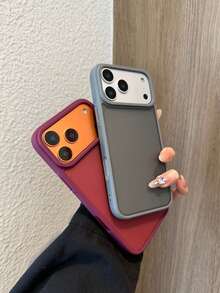Bộ 3 ốp lưng điện thoại trong mờ màu đen, đỏ tía và xám, tương thích với iPhone 17, 17 Pro, 17 Air, 17 Pro Max, 11, 11 Pro, 11 Pro Max, 12, 12 Pro, 12 Pro Max, 13, 13 Pro, 13 Pro Max, 14, 14 Pro, 14 Plus, 14 Pro Max, 15, 15 Pro, 15 Plus, 16, 16 Pro, 16 Pro Max, 16 Plus - Nhiều màu - Xem 7