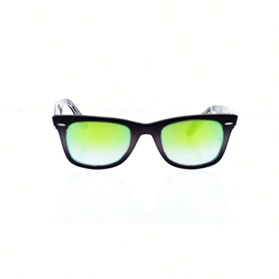 Ray Ban Rb 2140 1199-4J Wayfarer - Grey Black-Green Gradient Flash By Ray Ban For Unisex - 50-22-150 Mm Sunglasses - trắng - Xem 1