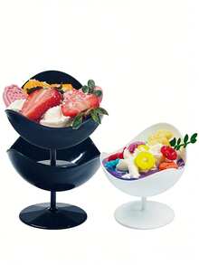 Artistic Chair Design Dessert Mug, Multi-Purpose For Pudding, Coffee And Ice Cream, Chic Tableware For Stylish Dining And Home Decoration - Multicolor - View 7