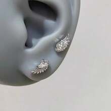 A Phoenix Spreading Its Wings And A Bird Full Of Diamonds Necklace, With A Light Luxury Temperament And Gorgeous Versatile Collarbone Chain, Suitable For Daily Wear, A Must-Have For Fashionable Ladies, And A Suitable Gift For Friends - 銀色 - 查看 7