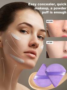 Bộ dụng cụ trang điểm 6/25/27/53 món bao gồm: 1 túi đựng mỹ phẩm và đồ dùng vệ sinh cá nhân đa năng có khóa kéo chống thấm nước + Bộ 25 cọ trang điểm + 5 bông mút trang điểm + 5 bông mút trang điểm mini + 5 bông phấn tam giác + 5 bông phấn dạng cushion mini + 1 băng đô cài tóc + 2 dây đeo bát rửa tay + 2 dụng cụ vệ sinh cọ trang điểm + 2 miếng bọt biển rửa mặt - Màu tím hoa cà - Xem 6