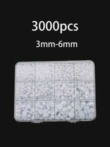 10,000-12,000pcs Colorful Crystal Rhinestone Set, 3mm Mixed Size Resin Gems, Suitable For Crafting, DIY, Cup, Shoes Decoration - 3mm-6mm - View 14