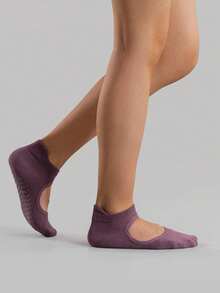 1 đôi tất yoga nữ, tất thể thao thường ngày - Nhiều màu - Xem 7