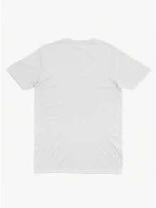 "Easy Peasy Lemon Squeezy" Cute Women's T-Shirt With Lemon Graphic – 100% Cotton, Soft, Relaxed Fit, White, Crew Neck, Short Sleeves, Summer Top - 白色 - 查看 4