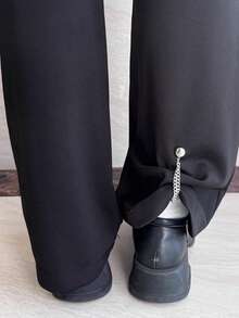 Pants Leg Anti-Drag Adjuster Clips, Magnetic Buckle Detachable Chain Fixator For Pants That Are Too Long - A - View 4