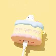 Hộp đựng tai nghe hình bánh ngọt hình thỏ dễ thương - Nhiều màu - Xem 4