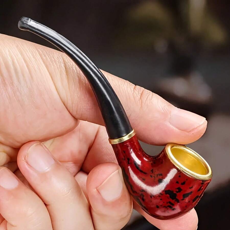 1 Piece, Mini Detachable Pipe, Creative Curved Small Pipe, Household Gadget, Holiday Gift, Birthday Gift, Gift For Friends, Smoking Accessories - 1 - Xem 1