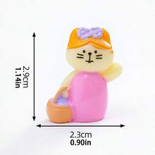 4 mô hình mèo con dễ thương đang đi du lịch, phụ kiện trang trí mini sáng tạo cho xe hơi, bàn làm việc, đồ tự trang trí. - Mèo du lịch - Xem 7
