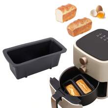 1pc Rectangular Silicone Cake Mold Silicone Bread Baking Pan, Available In Large And Small Sizes, Non-Stick, Easy Release, Suitable For Homemade Cakes, Breads, Meat Rolls And Omelets, Size: 7.56 Inches X 3.74 Inches, Thicker Non-Slip Silicone Mold, Bread/Toast Mold, Large Capacity Ice Tray, Thicker And Larger Rectangular Silicone Ice Mold For Summer, Baking Equipment, Cake Tools, Kitchen Accessories Home - Multicolor - View 13