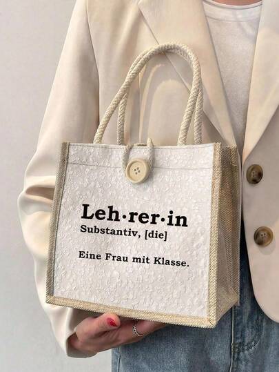 New "Spanish" Pattern Tote Bag, Handbag, Fashionable And Versatile Student Schoolbag, Large Capacity Travel Bag, Suitable For Wedding, Birthday, Beach, Send Friends, Girlfriends, Teachers, Sisters As Perfect Gifts