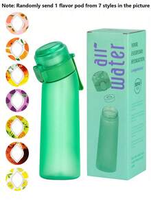 1pc Colorful Box Sports Water Bottle Set, Includes 1 Random Oval-Shaped Flavor Capsule, Fruit Drink Flavor Capsule, Outdoor Sports Creative Water Bottle Flavor Capsule, Suitable For Fitness And Outdoor Activities, Suitable As Gift For Boys And Girls, 1 Random Flavor Out Of 7 Flavors - Multicolor - View 15