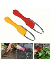 Dụng cụ nhổ cỏ cầm tay, máy cắt cỏ cán nhựa, thích hợp cho bãi cỏ và sân vườn, làm vườn dễ dàng và tiện lợi. - nhiều màu - Xem 7