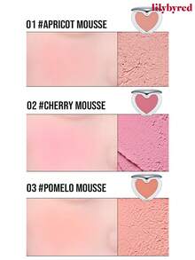 K-Beauty Luv Beam腮红慕斯，自然腮红，易于晕染不卡粉，轻盈丝滑慕斯质地，提亮双颊，持久妆效，裸妆适用，面部彩妆 - #02 Cherry Mousse - 查看 7