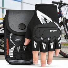 Outdoor Cycling Gloves Suitable For Motorcycle, Bicycle, Motorcycle Sports, Fitness, Men's Spring/Summer Anti-Slip Gloves, Special Forces Equipment - Multicolor - View 4