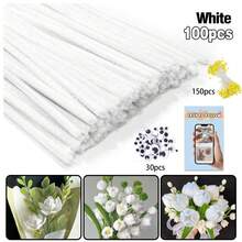 用于DIY各种形状的毛毡扭杆 - 281pcs coffee white - 查看 13