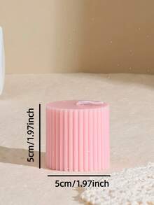 A Series Of Charming Pink Striped Candles Available In Multiple Sizes. These Candles Feature A Refined Striped Design, Exuding An Elegant And Fashionable Ambiance, Making Them Suitable For Various Occasions Such As Mother's Day Gifts, Holiday Decorations, Birthdays, Graduations, Candlelight Dinners, Proposals, Home Decor Accents, And Couple's Gifts. - 1PC - View 15