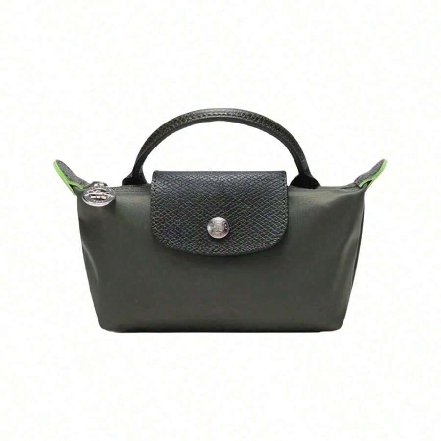 Mini Dumpling Bag, Versatile For Daily Commuting, As A Shoulder Bag Or Handbag, Small Women's Bag With Shoulder Strap. - 環保森林綠 - 查看 1