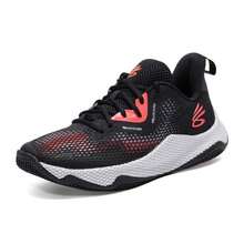 Under Armour 男女通用篮球鞋 CURRY HOVR SPLASH 3，户外运动休闲舒适篮球鞋 3026899-001 - 黑色 - 查看 3