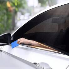 Set de 4 piezas Parasol y red antimosquitos para coche, protección de malla transpirable para ventanas delanteras y traseras, fácil instalación, parasol para coche, red antiinsectos, parasol, cortina de tienda de campaña, apto para coche y camping, parasol de ventana de coche, red antimosquitos para coche, red antimosquitos de ventana de coche, red antiinsectos y de privacidad para coche, parasol de ventana de coche, aislamiento térmico y protección solar - multicolor - Ver 6