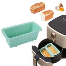 1pc Rectangular Silicone Cake Mold Silicone Bread Baking Pan, Available In Large And Small Sizes, Non-Stick, Easy Release, Suitable For Homemade Cakes, Breads, Meat Rolls And Omelets, Size: 7.56 Inches X 3.74 Inches, Thicker Non-Slip Silicone Mold, Bread/Toast Mold, Large Capacity Ice Tray, Thicker And Larger Rectangular Silicone Ice Mold For Summer, Baking Equipment, Cake Tools, Kitchen Accessories Home - Multicolor - View 14