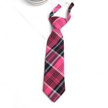 Corbata clásica a rayas de estilo uniforme escolar para mujeres y jóvenes estudiantes, estilo inglés a cuadros, accesorio de disfraz de fiesta, tamaño 2.76 pulgadas - multicolor - Ver 26