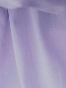 Young Girls' Sleeveless Sequin Pleated Satin & Mesh Elegant Trailing Formal Dress, Suitable For Important Occasions, Birthday Parties, Without Headband - Purple - View 12
