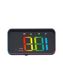 Reletech M4-HUD Colorful OBD Display: See Speed, Temp & Voltage Clearly On Your Windshield, Large Font & One-Click Control, Easy Plug-And-Play Setup With Anti-Glare HD Clarity - M4 - View 15