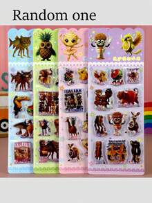 Shanhaijing 3D Stickers Cartoon 3D Shaking Water Stickers Water Injection Shaking Music Stickers DIY Creative Decoration Stickers Shaking Water Stickers Thickbubble Stickers Cute Animal Girls Decompression Kneading Music Decoration Buttocks Stickers - Multicolor - View 12