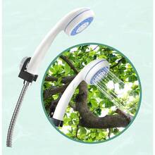Esta ducha portátil para exteriores, con puerto USB recargable integrado y boquilla ajustable, es perfecta para acampar, hacer senderismo, ir de mochilero, disfrutar de la playa e incluso bañar a tus mascotas. Ligera y resistente, es un accesorio imprescindible para los mochileros. Su robusta construcción, diseño compacto y calidad superior la convierten en la opción ideal para viajar. - Blanco - Ver 4