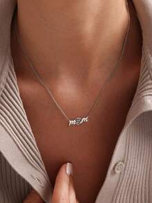 1 mặt dây chuyền hình hoa đá quý theo tháng sinh, vòng tay hình hoa, có thể khắc tên theo yêu cầu, phong cách tối giản hàng ngày, móc khóa, kèm hộp quà, thích hợp làm quà tặng Ngày Valentine, sinh nhật, Ngày của Mẹ, quà tặng hàng ngày. - Vòng cổ hoa - Xem 9