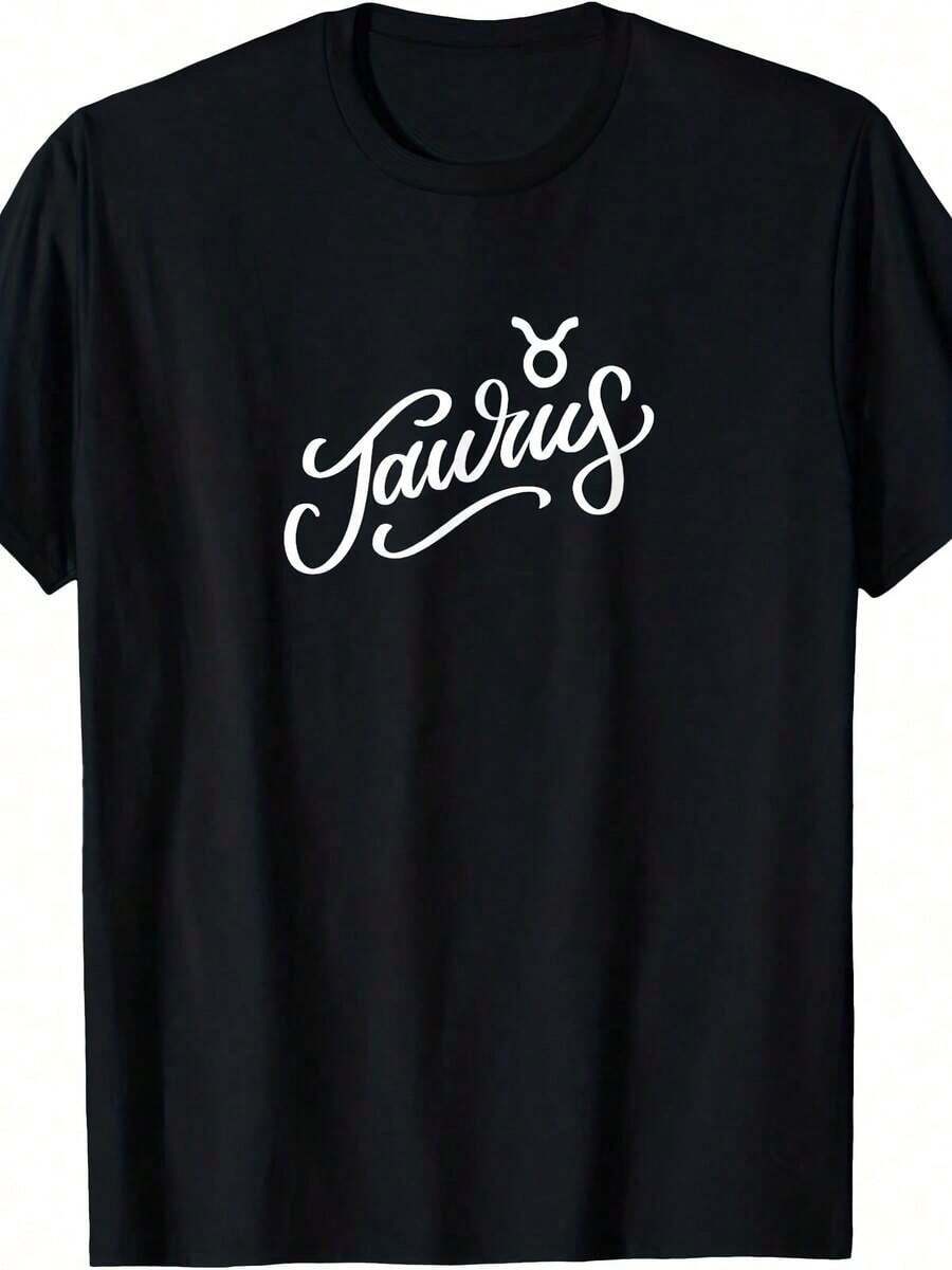Camiseta con el Signo del Horóscopo Zodíaco Tauro - Rojo - Ver 1