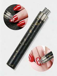 5-In-1 Nail Art Dotting Pen Tool Set, Nail Painting Brushes, Multi-Head Dotting Pens, Suitable For Polka Dots, Petal Patterns DIY Nail Art Tools - Multicolor - View 7