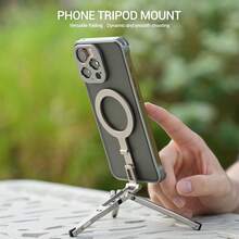 Chân đế ba chân gấp gọn, có nam châm giữ điện thoại, gậy selfie, giá đỡ để bàn kèm móc hình con bọ ngựa cho điện thoại thông minh. - Giá đỡ ba chân - Xem 4